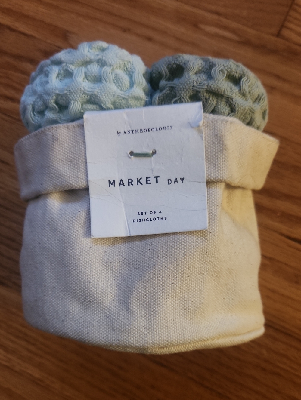 Anthropologie Market Day Set of 4 Dishcloths